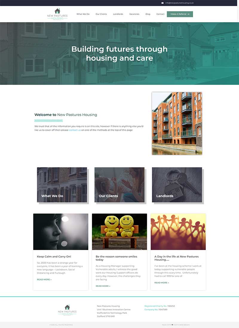 Veteran Charity Website Design