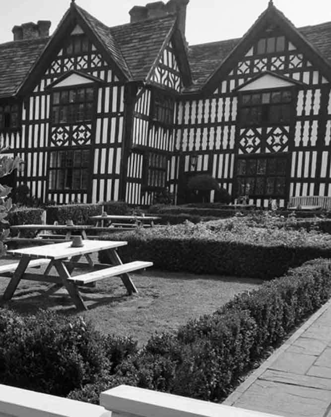 Professional web design services for businesses in Sandbach, Cheshire, featuring the historic Sandbach Hall